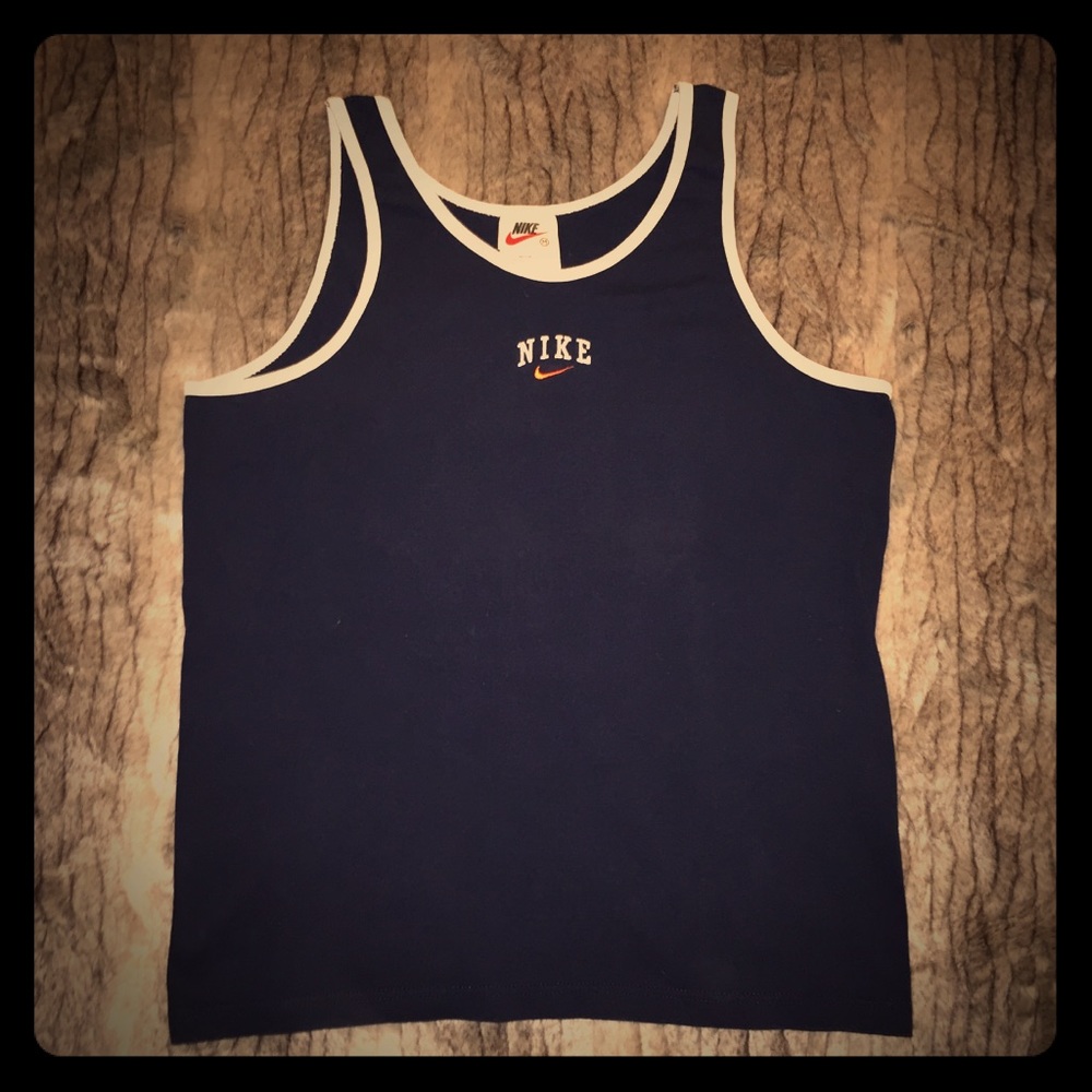 EUC Like New Vintage Nike Navy Tank Top M